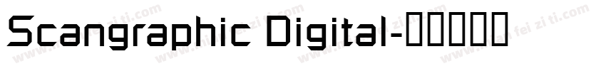 Scangraphic Digital字体转换